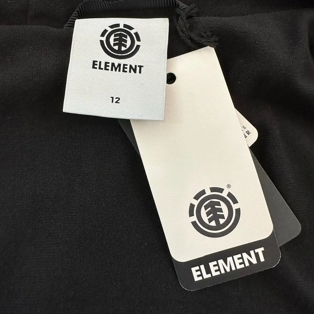 Element Hoodie Water Resistant Zip Up Alder Army Green NWT Youth Boys Size 12